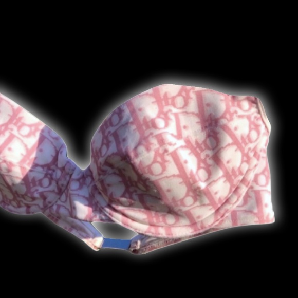 Christian Dior By John Galliano Runway Girly Romantique Monogram Logo Bikini Bra - Picture 6 of 16